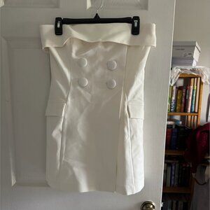 Brand New White Anthropologie Weddings Dress